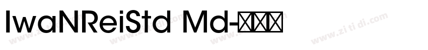 IwaNReiStd Md字体转换